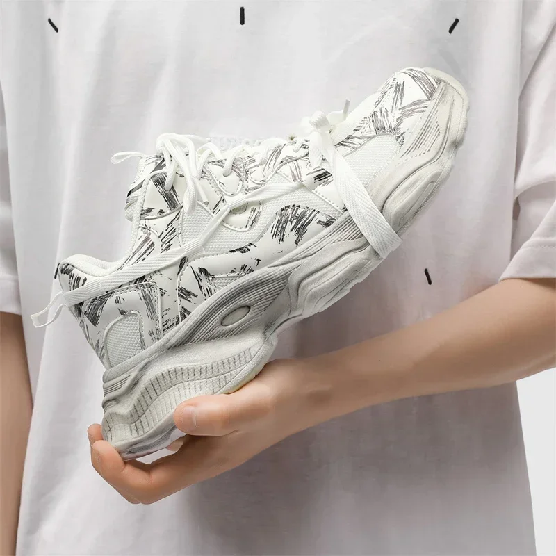 

Дизайнерская женская обувь из микрофибры, женская обувь для папы, размер 44, новые роскошные повседневные спортивные женские кроссовки унисекс