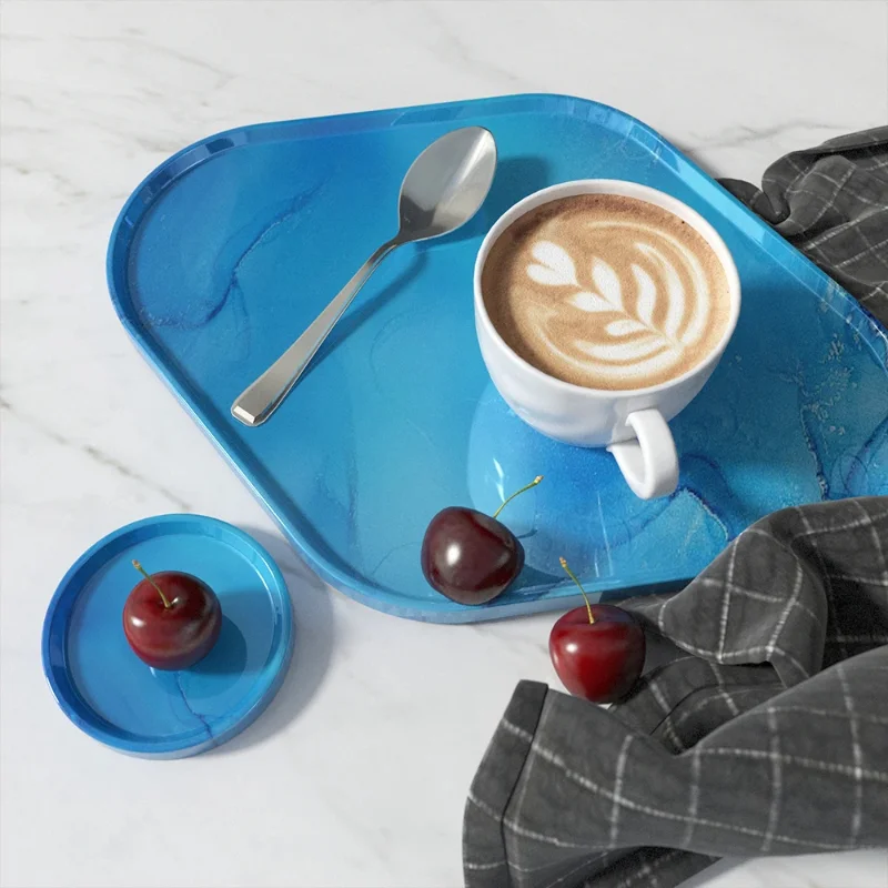 

ZDQ Large Size DIY Geometric Plaster Silicone Mold Triangle Coaster Concrete Storage Dish Resin Molds for Home Decoration