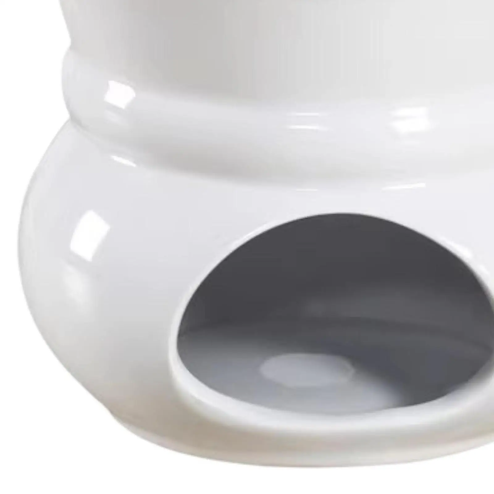 DIY Chocolate Fondue Set Chocolate Melting Cup Creative Ceramic Heating Pot for Candy Anniversary Birthday Home Butter Heater