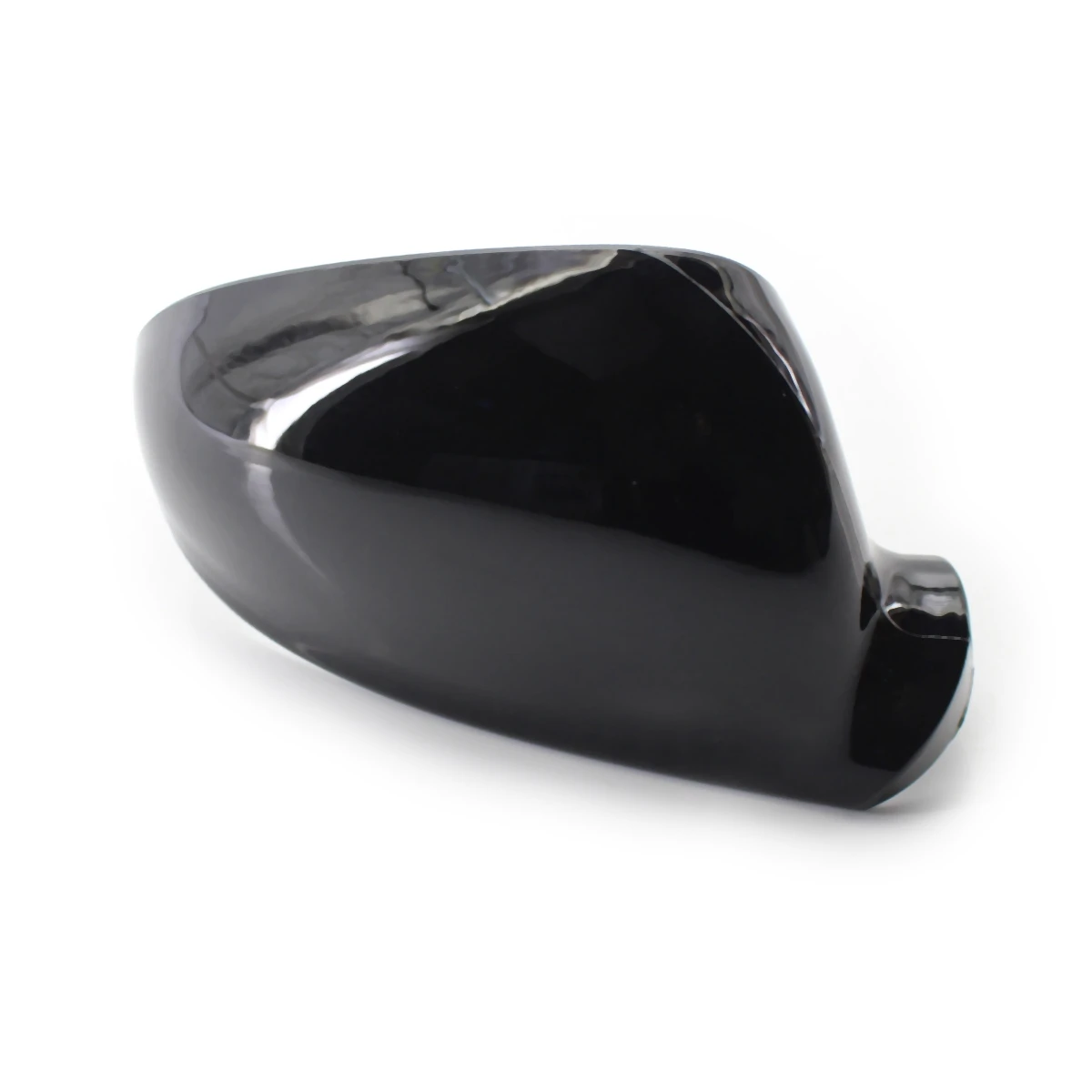 Gloss Black Wing Mirror Door Cap Cover Case Housing For  Golf Rabbit Jetta MK5 2006-2010