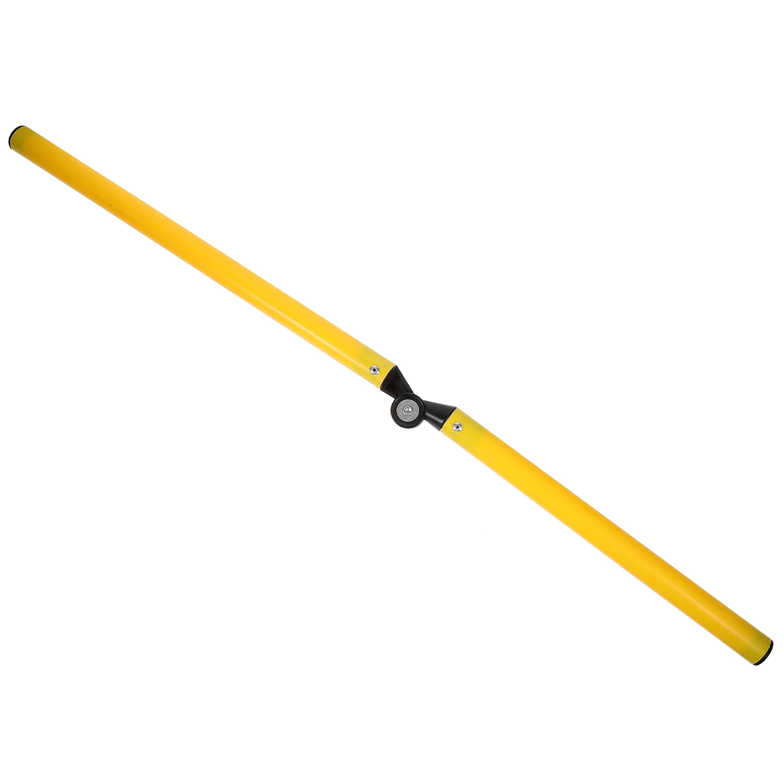 قضيب قابل للطي مكون من قسمين، معدات تدريب كرة القدم الصفراء، أقطاب خفة الحركة المحمولة، ممارسة كرة السلة