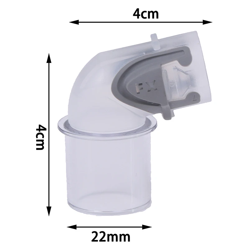 1 Pc Resmed Mirage FX Elbow Replacement FX Elbow PVC For Resmed Mirage Swivel CPAP Tubing Cushion Connector Health Care