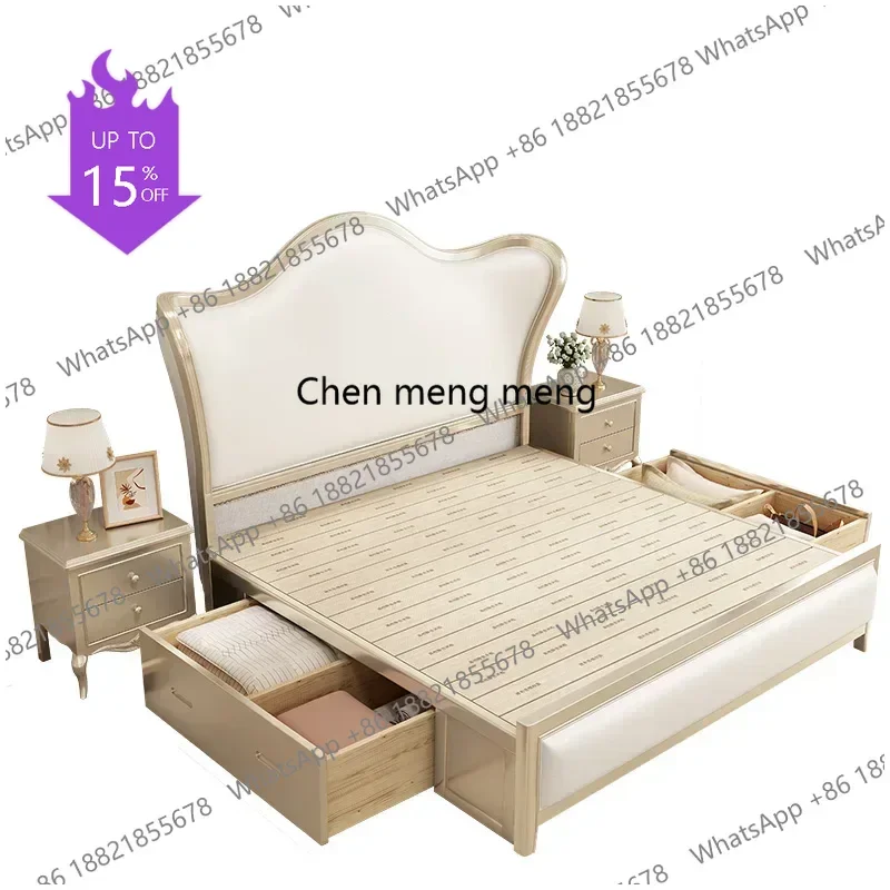 

Loft Multifunctional Bed Storage Modern Massage Headboards Children King Size Cheap Bed Princess Cama Solteiro Patio Furniture