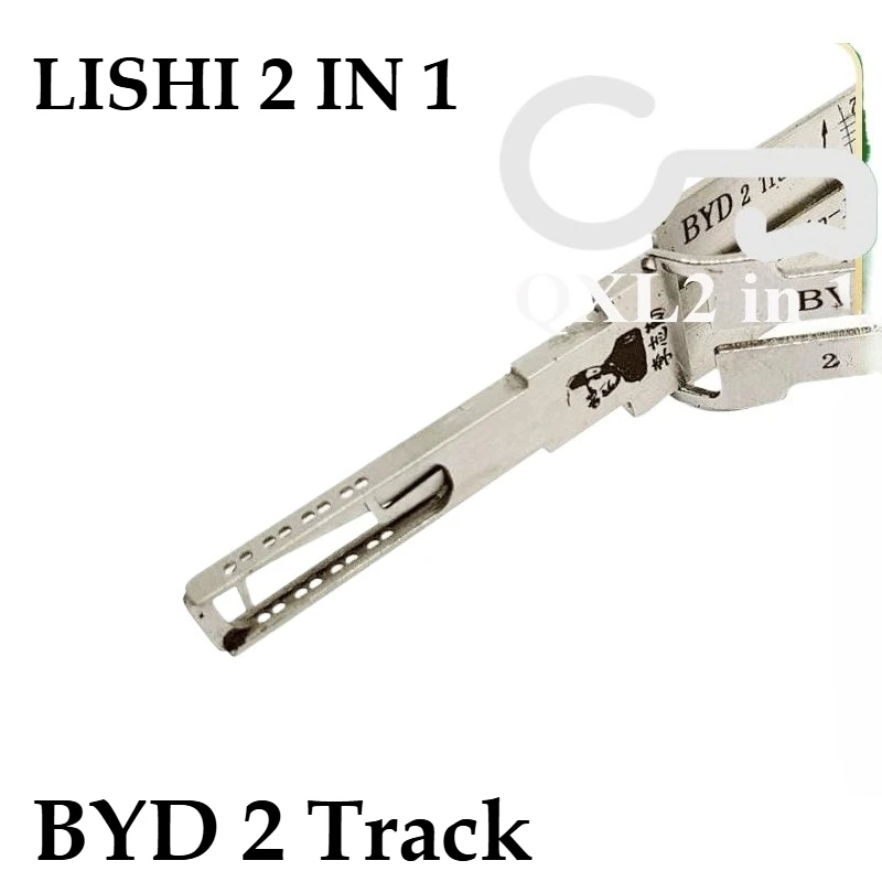 

1PCS Repair Tools Pick Tools Car Locksmith Pick Locksmith Lishi FOR BYD 2 Trade 2-in-1 Pick Decoder Key Vehicles Locks Repairing