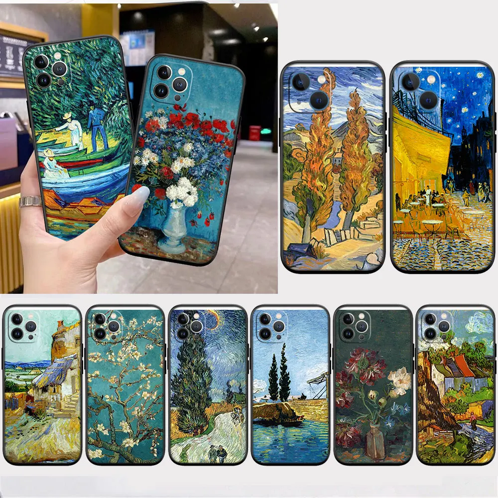 Картина с изображением Ван Гога, милая мягкая фотография для Realme 2 3 5 5i 6 6i 7 7i 8 8i C2 C3 C11 C12 C15 C17 C20 C21 C25 XT X2 Pro