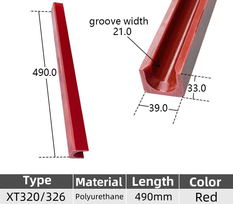 PU Guide Channel LNS XT320/326 S2 Fedek Automatic Bar Feeder Parts