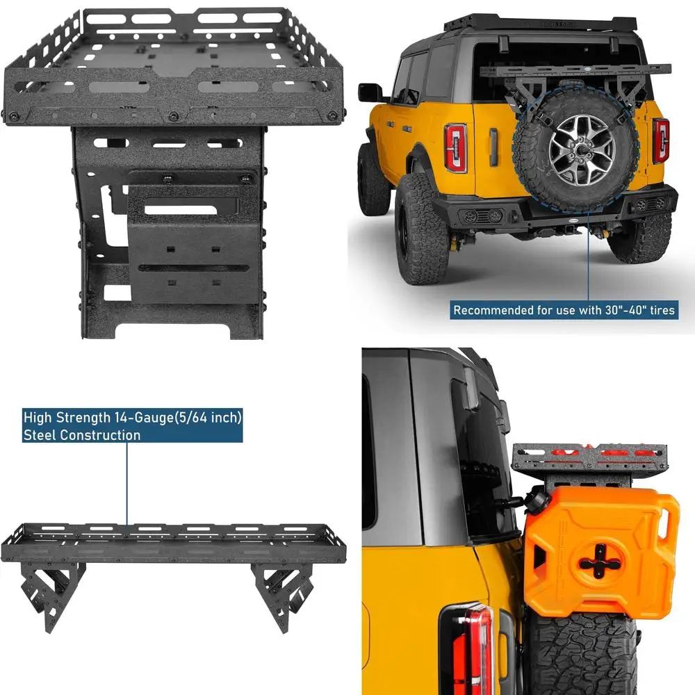 Universal Cargo Basket for Spare Tire Storage