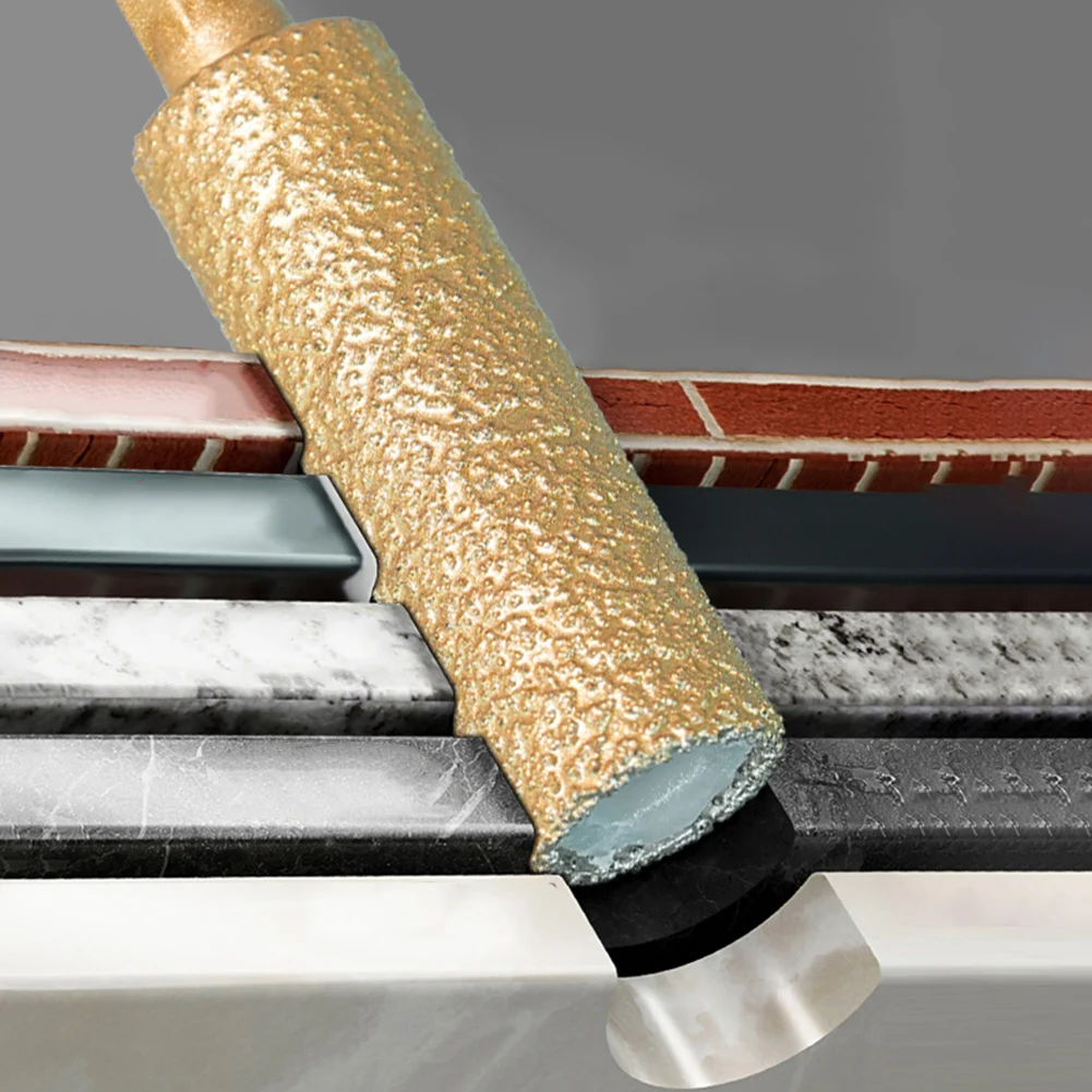 

2/3/4/5 шт. алмазное сверло с шестигранным хвостовиком, паяное сверло для сухой плитки, 6-14 мм, чашечная пила, открывалка для отверстий, аксессуары для электроинструментов