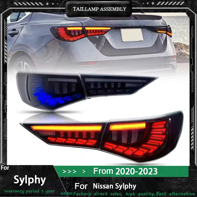 

Автомобильные аксессуары для Nissan Sylphy, задний фонарь 2012-2024 Sentra, задний фонарь DRL, противотуманный тормоз, указатель поворота, задний фонарь