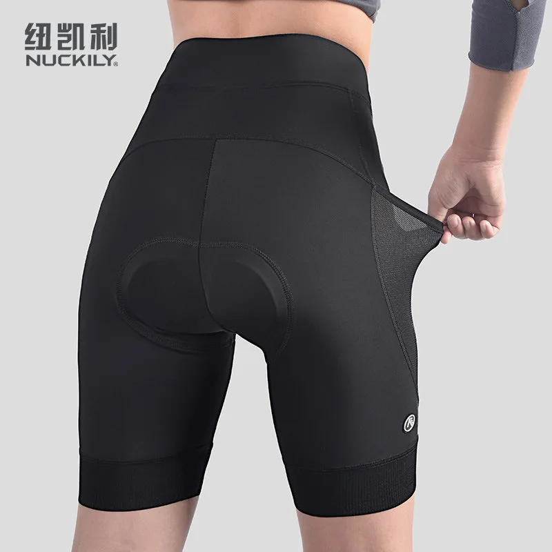 NUCKILY Women's Cycling Shorts, 4D Gel Pad, Quick Dry Breathable Superior Stretch Fabric