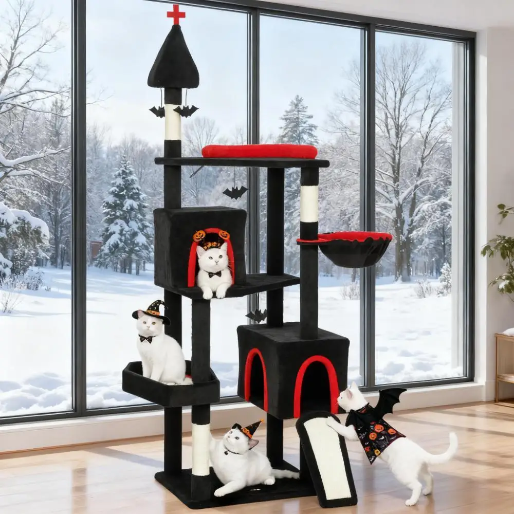78"Cat Tree Cat Tow… - image