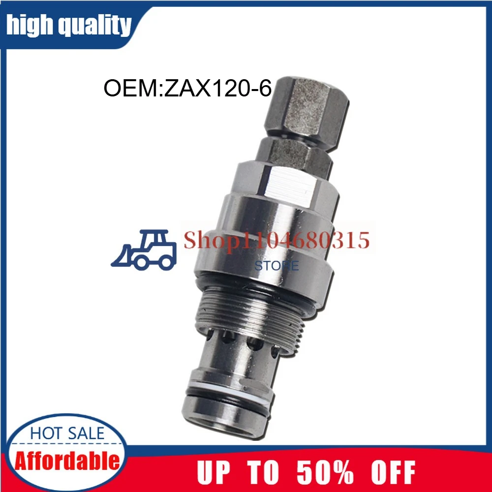 

Excavator Parts ZAX120-6 EX100 200-2-3 EX120-3-5-6 Auxiliary Relief Valve Safety Return Valve Pressure Flow Regulator