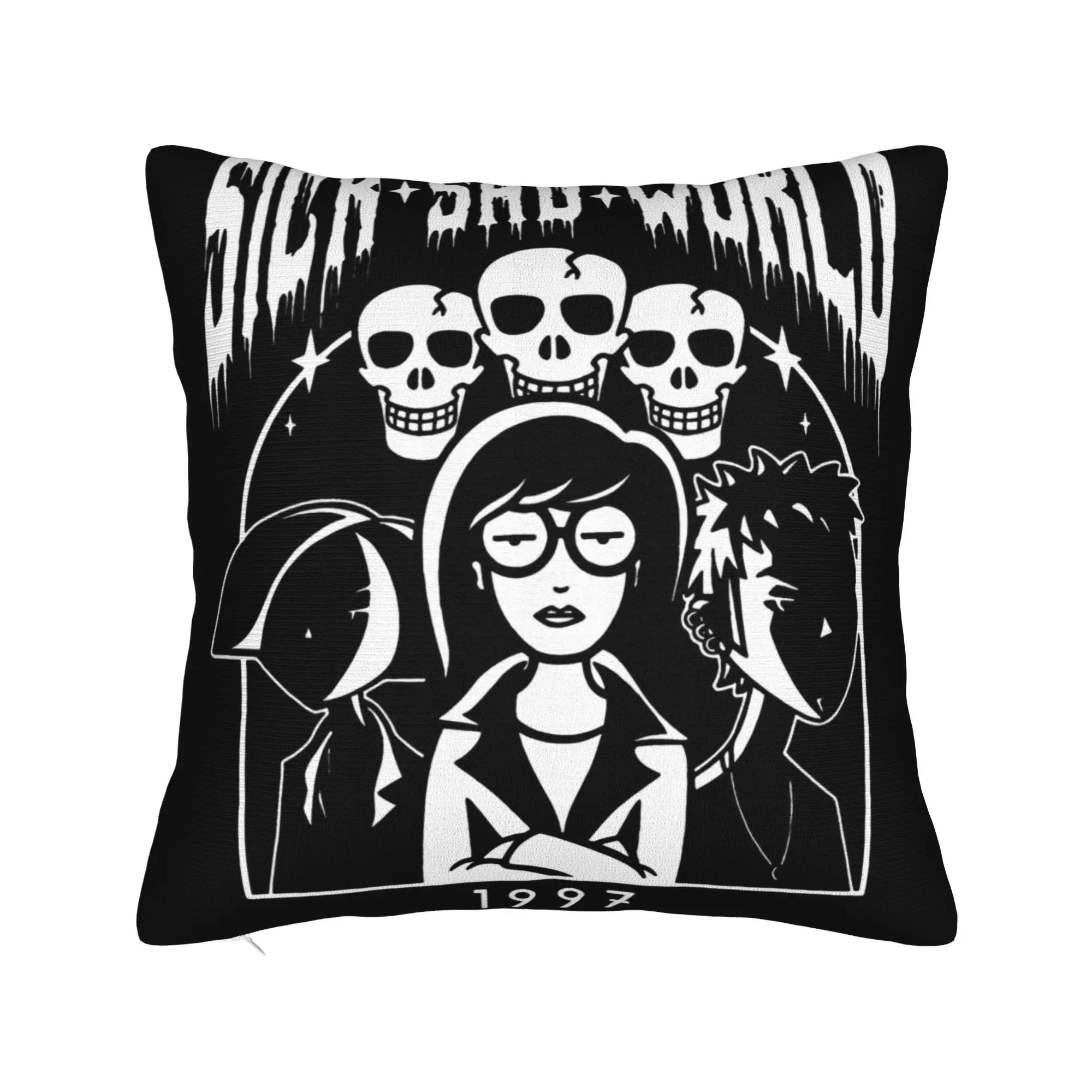 Music Television Darias Group Shot Sick Sad World Square Pillowcases  Home  Cushion Cover Cute Decorative Pillowcase 45*45