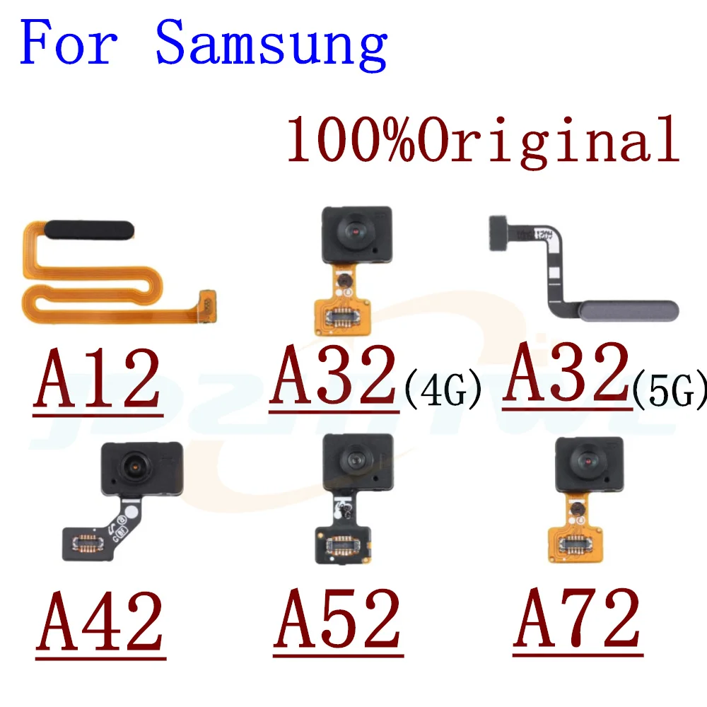 Skaner linii papilarnych do Samsung Galaxy A12 A32 A42 A52 A72 4G 5G Touch ID Connect Home Button Flex Cable Parts
