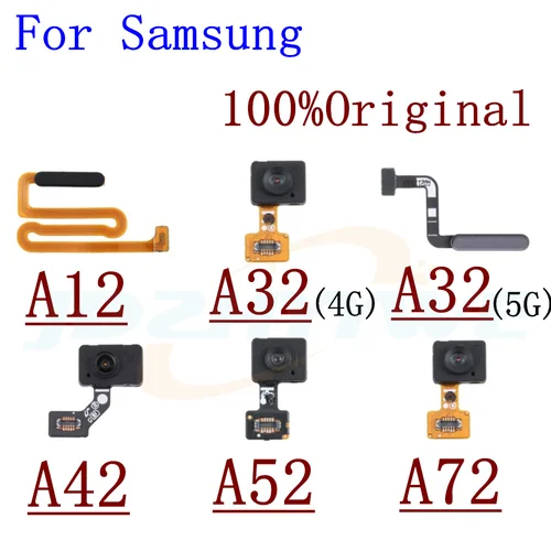 삼성 갤럭시 지문 센서 스캐너, 터치 ID 연결, 홈 단추 플렉스 케이블 부품, A12, A32, A42, A52, A72, 4G, 5G 
