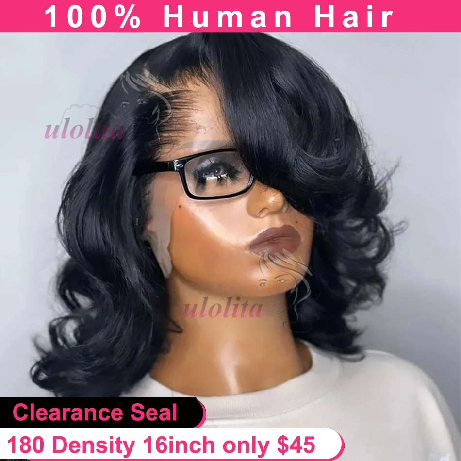 

Body Wave Bob Wig T Part Lace Front Human Hair Wigs For Women Brazilian Human Hair Wig Body Wave Side Part Lace Short Bob Wigs