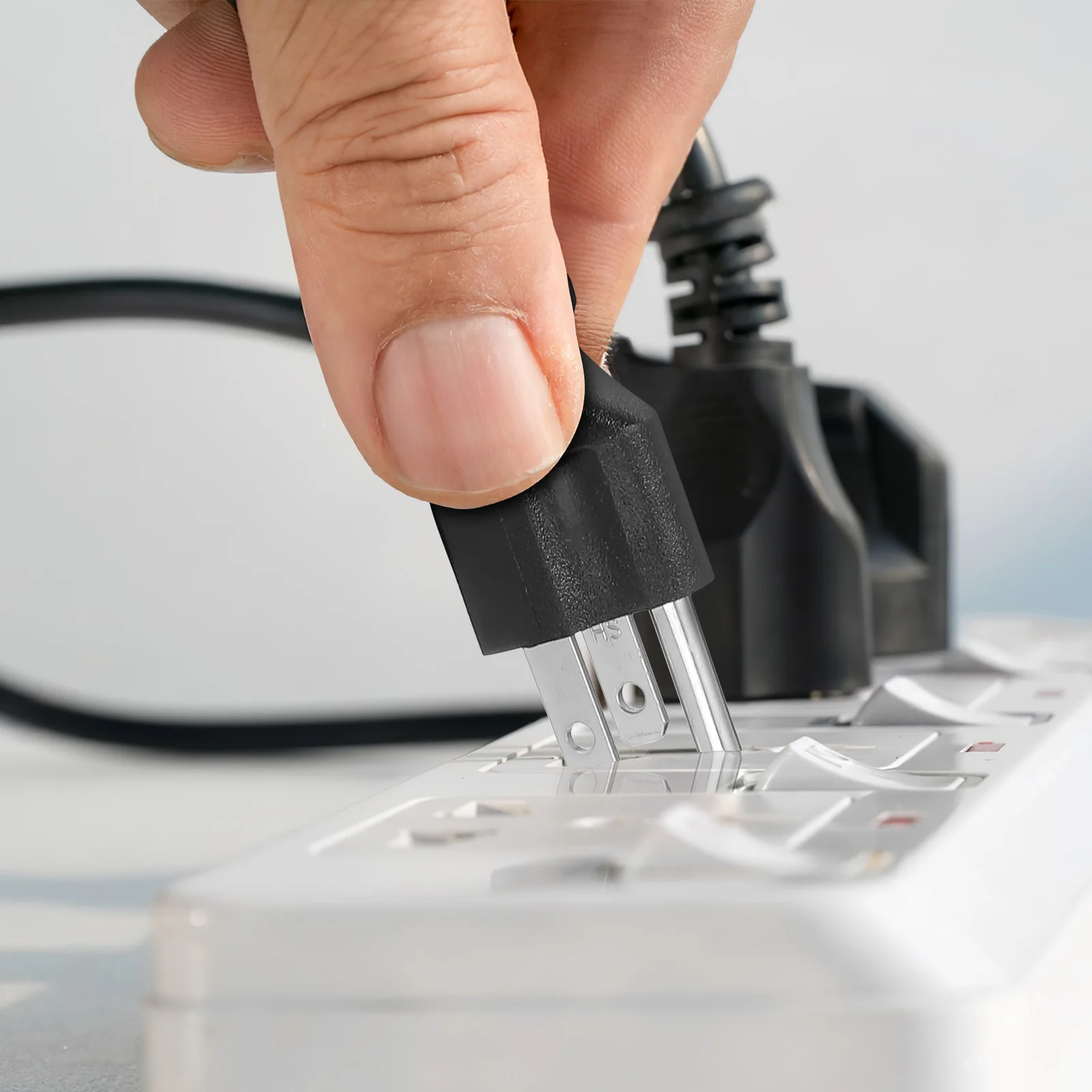 

1.5m Power Extension Cord 3 Prong Appliance Cable Sturdy Durable Flexible Easy Use Safety Feature Us Plug 3 Prong Extension Cord