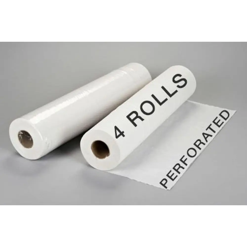 4 Rolls Perorated Disposable Bed Sheets or Massage acial Waxing and Body Treaents 24