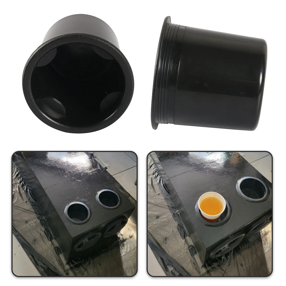 Automobile Bottle Stand Recessed Drop In Boat Drinks Cup Holder RV Camper Recessed Cup Drink Can Bracket for Boat Car Marine RV