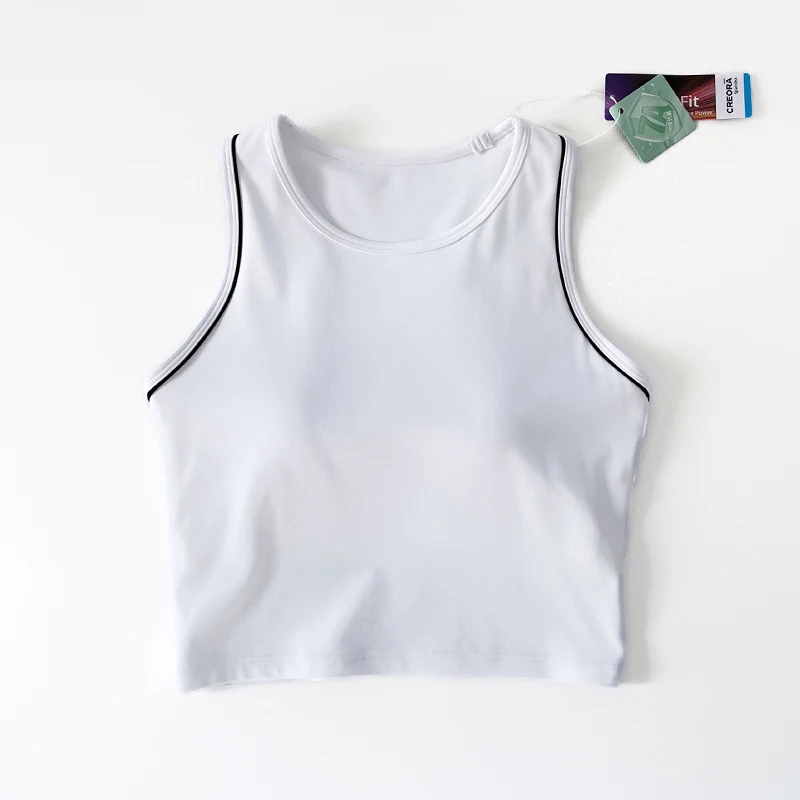 Women's yoga fitness exercise vest seamless breathable shockproof yoga vest