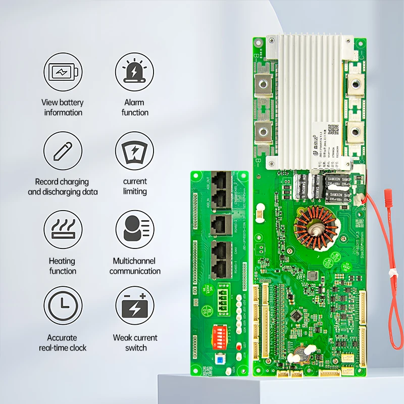 Jiabaida UP16S015 ESS Home Energy Storage Smart BMS 8S 24V 16S 48V 100A 150A 200A with 485 CAN