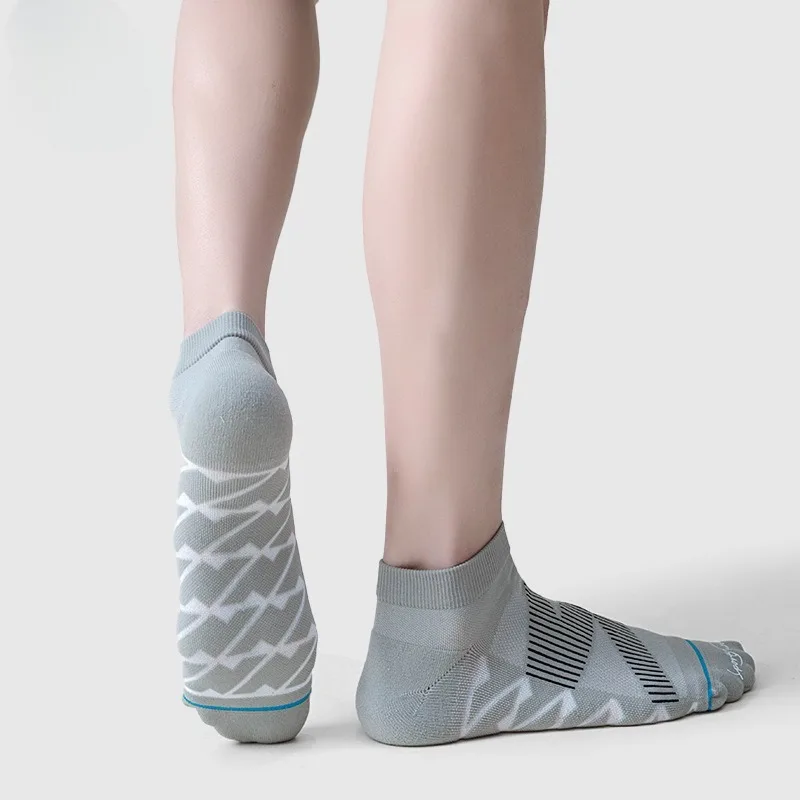 【10 Pcs】Short Socks for Men's Spring and Summer, Lightweight Breathable Running, Towel Bottom Exercise