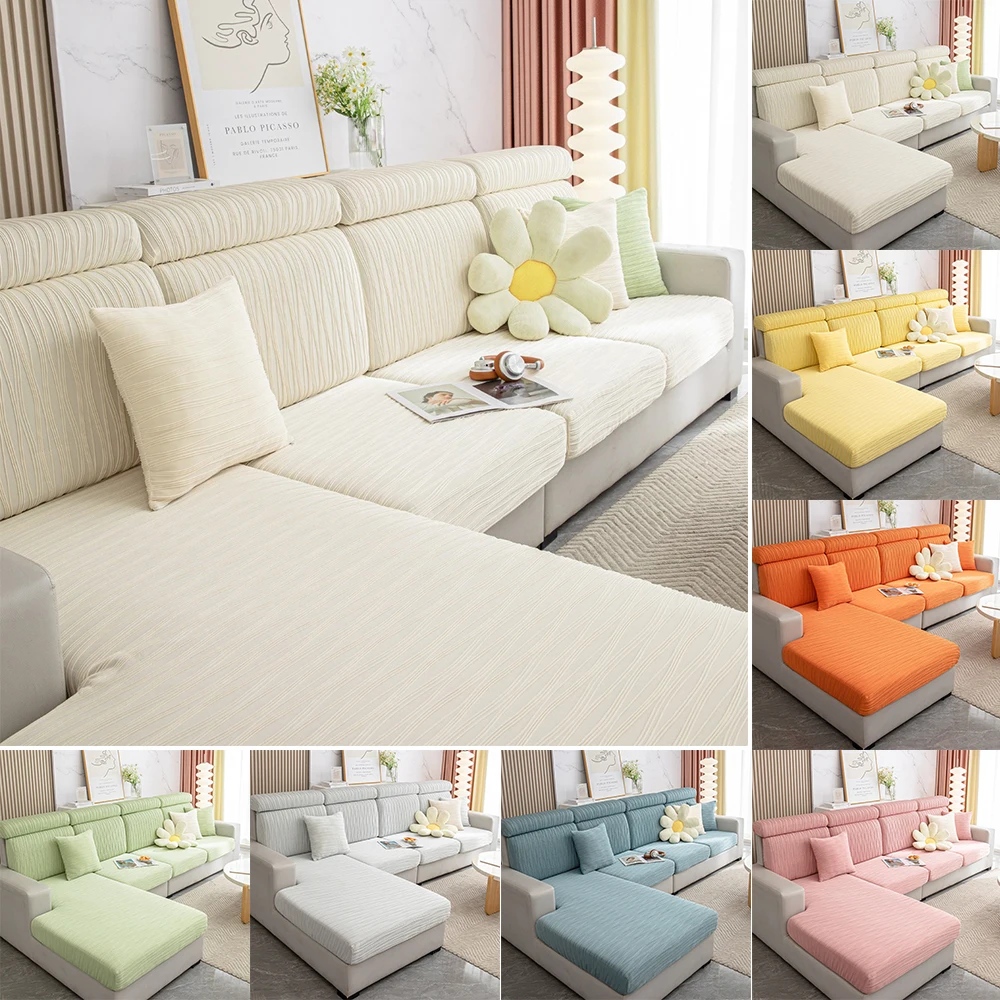 Summer Cool Feeling Sofa Cushion Mat All-inclusive Non-slip Slipcovers for Living Room Protector 1/2/3/4 Seater Funda De Sofá