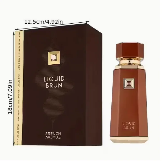 French Avenue Liquid Brun Eau de Parfum Spray 3.4 أونصة (100 مل) - عطر يدوم لمدة 12 ساعة - هدية مثالية للعطلات للجوء #3
