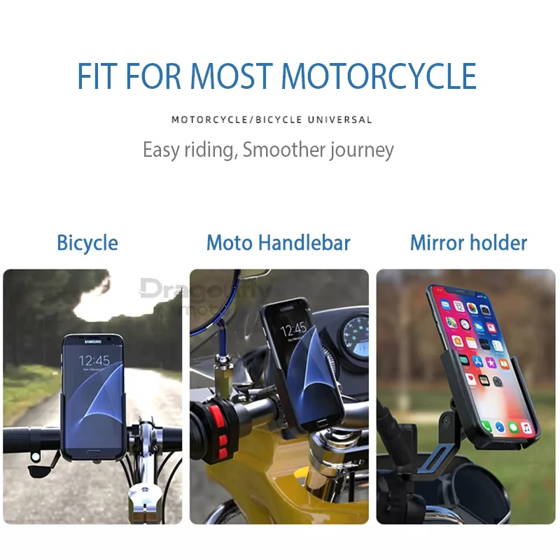For YAMAHA MT01 MT09 MT07 MT10 MT03 MT 09 07 03 10 Motorcycle Accessories Mobile Phone Holder GPS Navigation Mounting Bracket view 5