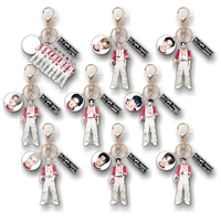 Kpop Social Path Felix Bangchan Hyunjin Seungmin Lee Know Han Keychain Keyring Bag Charm Accessories