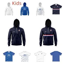 2023 France Home and away Rugby Jersey KIDS Hoodie