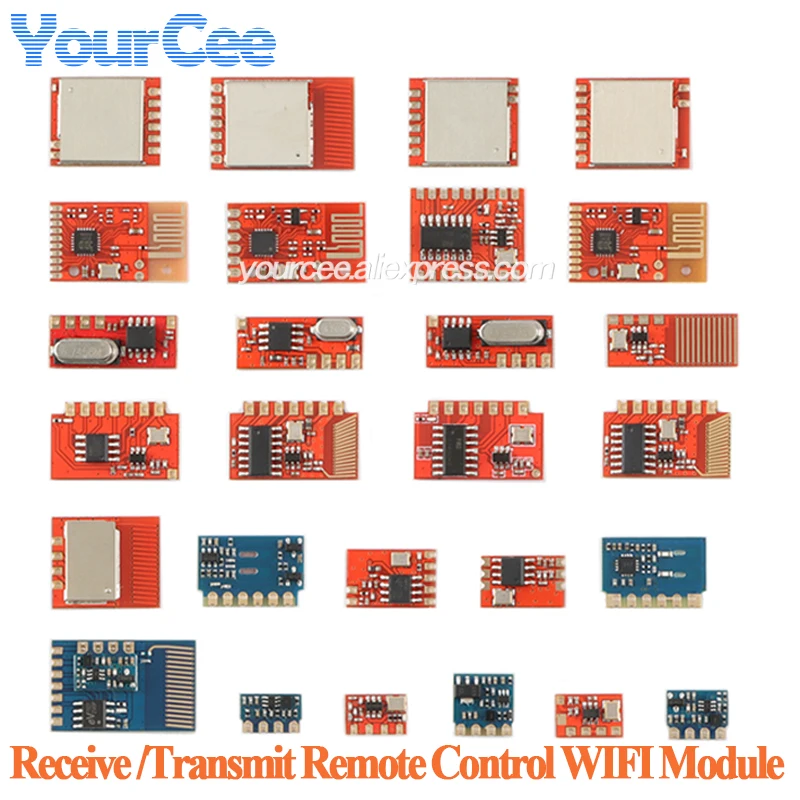 

Receive Transmit Remote Control WIFI Module 433MHZ 315MHZ 2.4GHZ T1 R1 TR R5 T1L T1A T2A T3APro Wireless Module For Smart Home