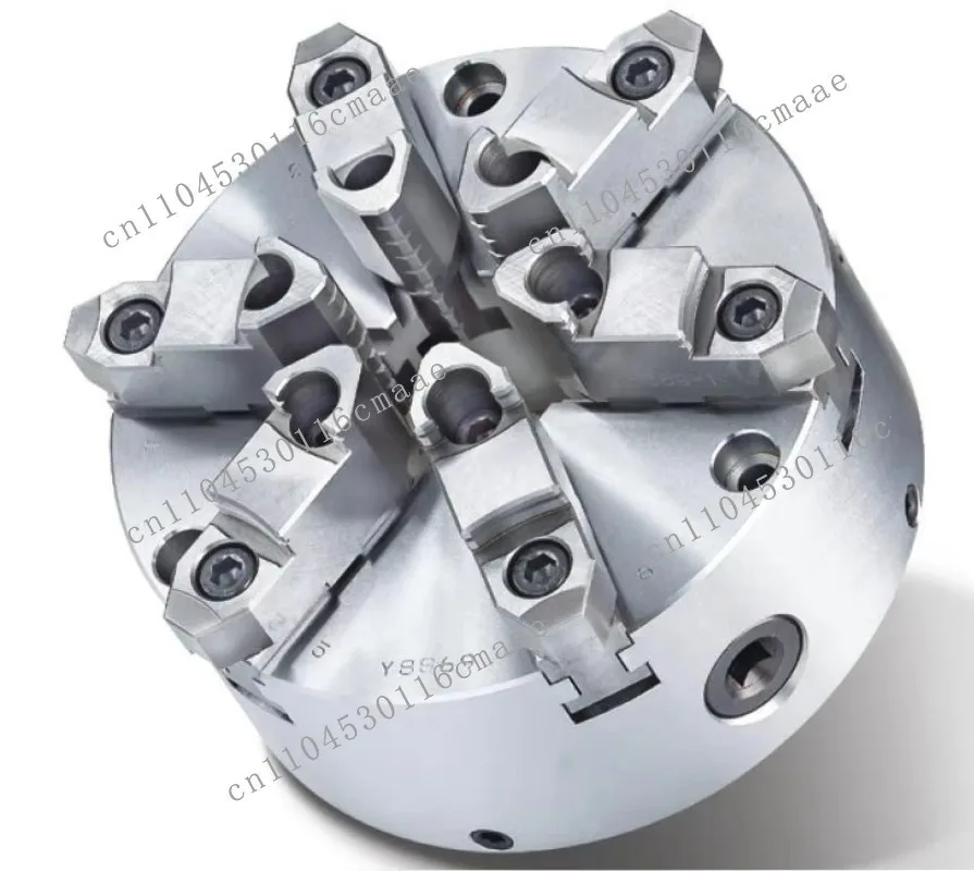 6-jaw chuck, independent jaw, screw-fixed upper and lower hard jaw, adjustable strength 10-inch 6-jaw self-centering chuck