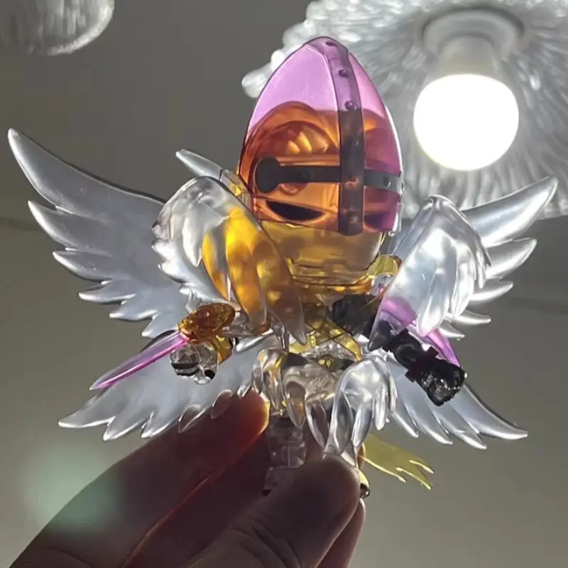 Bandai authentique Plabako monstre numérique boîte aveugle assemblage bataille t-rex jouet modèle pièce d'affichage à collectionner figurine cadeau