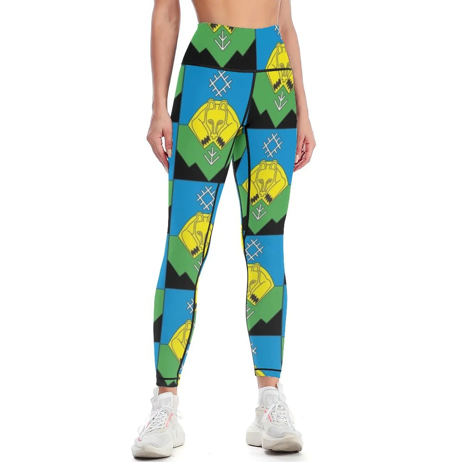 

Coat of Arms of Syktyvkar (Komi Republic - Russia) Leggings Legging sexy woman gym womans Womens Leggings