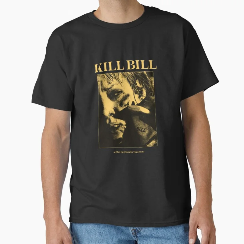 

Retro Kill Bill Movie Poster Graphic Tee Vintage Japan Gift T Shirt for man large size tops 100% cotton printed mens clothes