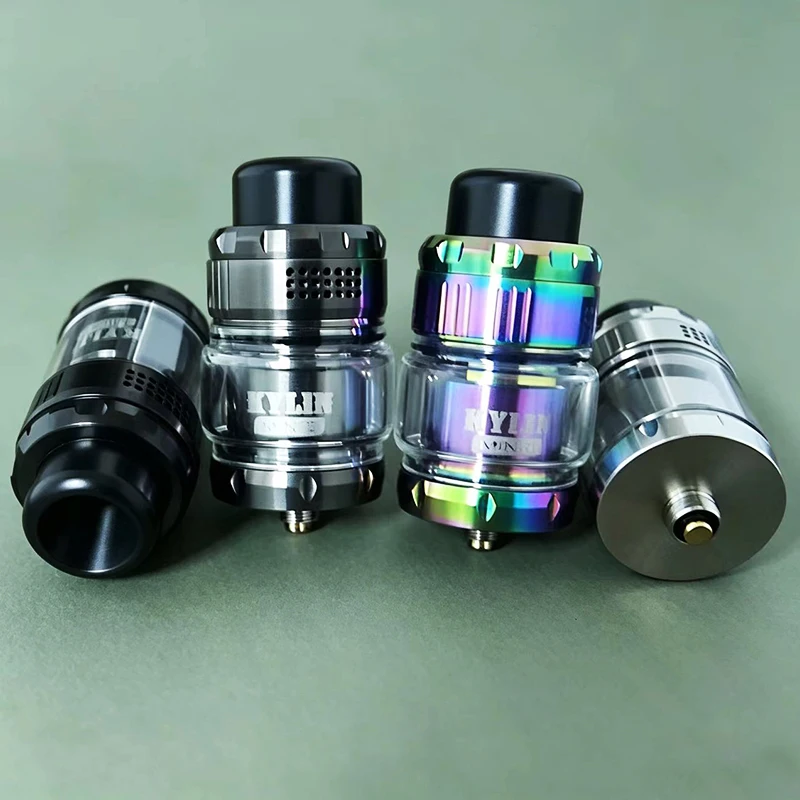 Kylin Mini V2 RTA Değiştirilebilir Tank 2ml/5ml Üstten Hava Akışlı 316ss 24.4mm Ev Yedek Parçaları