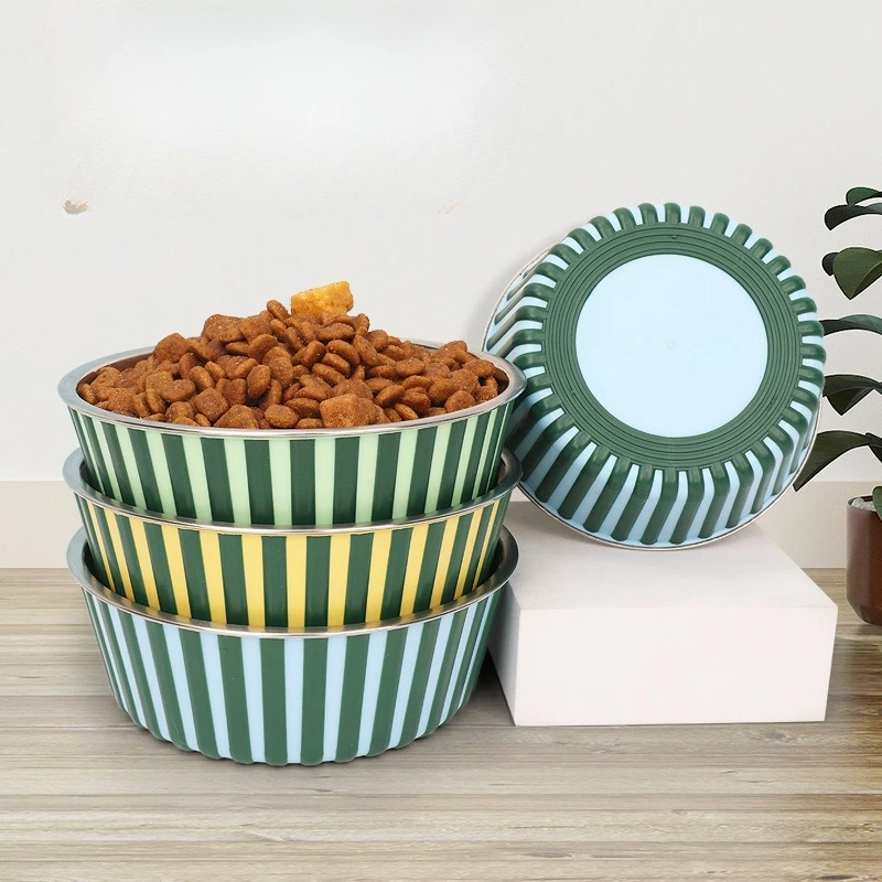 Movable Lifting Pet Hanging Food Bowl Pumpkin Shaped Stainless Steel Water Bowl for Rabbit Hamster Bird Cat Pet Feeding Supplies view 2