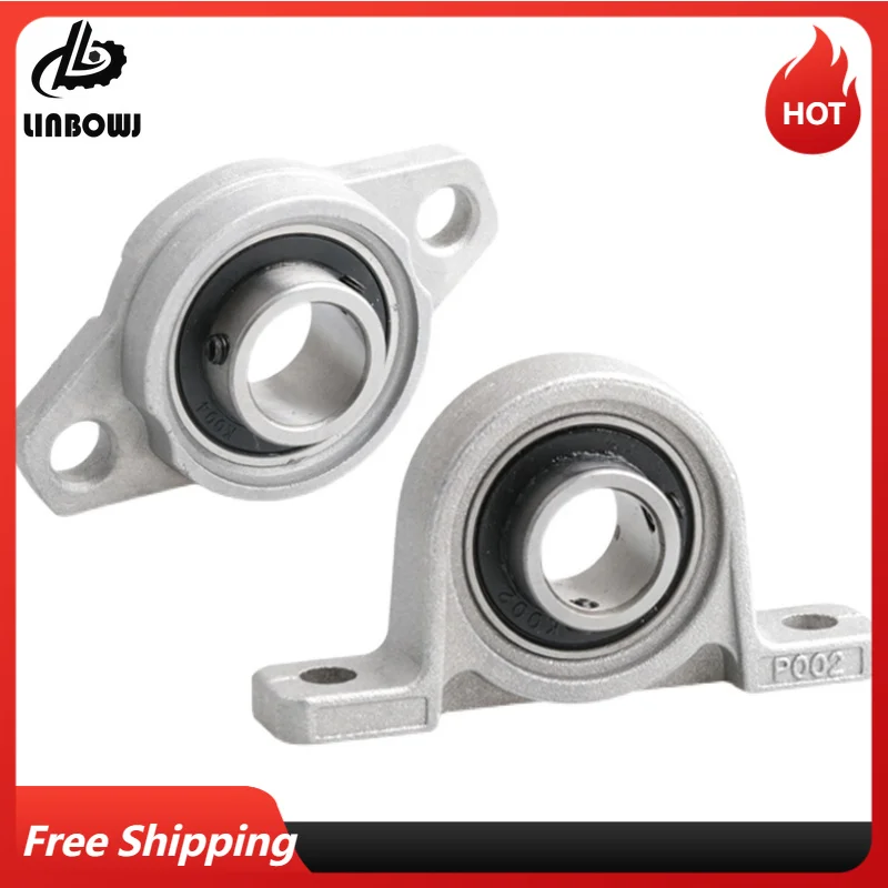 Bearing Shaft Pillow Block Housing Zinc Alloy 10mm Axk 8mm Kfl08 Kp08 Kfl000 Kp000 Kfl001 Kp001 Bearing  Mounted Support