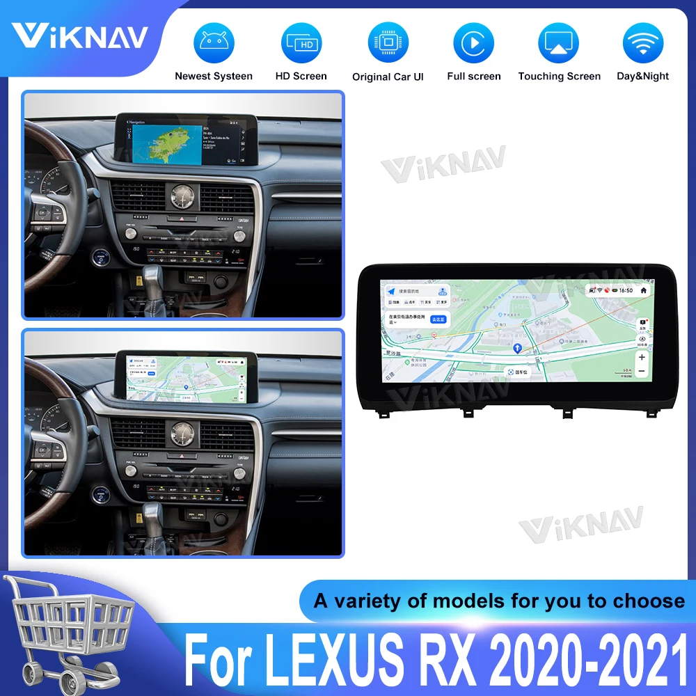 

Android Auto Car Radio For LEXUS RX 2020-2021 Vertical Screen wireless Carplay GPS Navigation Multimedia Video Player Head Unit