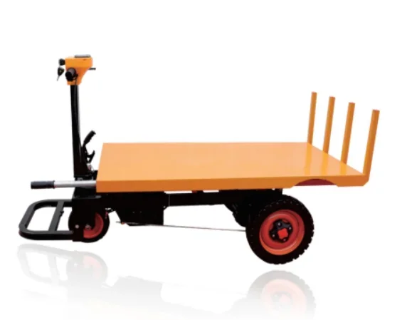 Electric Flat Car Van Warehouse Turnover Vehicle Wheelbarrow