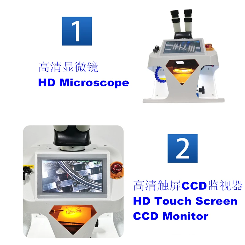 

Лазерная пайка LY-PW 100/150/200 Вт аппарат для точечной сварки ювелирных изделий с системой управления CCD микроскоп для золотого, серебряного кольца-цепочки