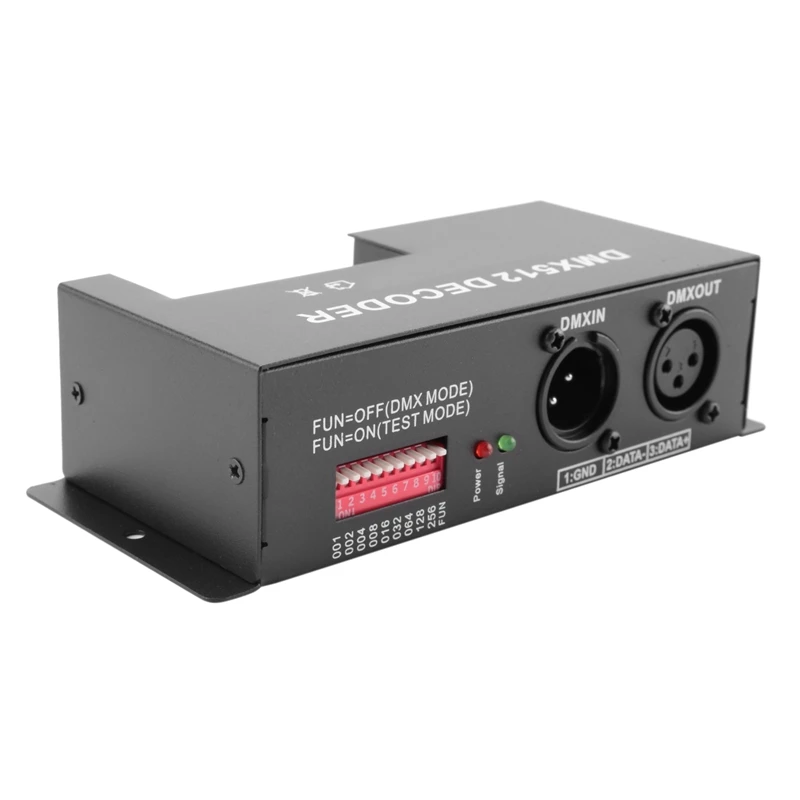 調光器付きdmxデコーダー,rgbw,pwm,LEDストリップライトコントローラー,3x,4チャンネル,12v-24v dc