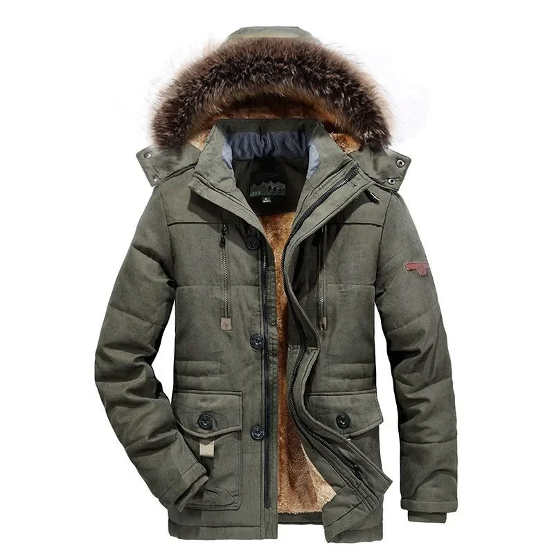 

Degree Winter Parkas Men Down Jacket Male White Duck Down Jacket Hooded Outdoor Thick Warm Padded Snow Coat Oversized plus size