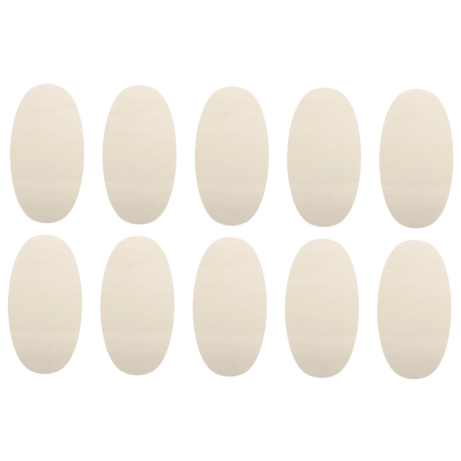 

10pcs Wooden Blank Chips Unfinished Crafts Hanging Decorations Graffiti Painting Writing Educational Tool Pieces