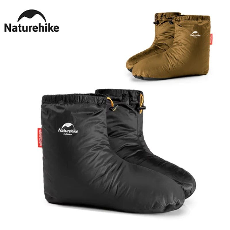 Naturehike Warm Goose Down Foot Cover Outdoor Camping Hiking Climbling Waterproof Windproof Ultralight Thermal Feet  Warm Winter