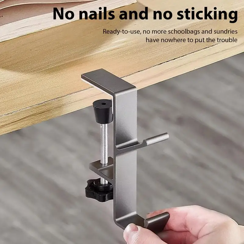 Многофункциональный регулируемый Настольный крючок, Портативная подставка для наушников, Настольный держатель для гарнитуры, без перфорации, Настольный кронштейн для дома и офиса