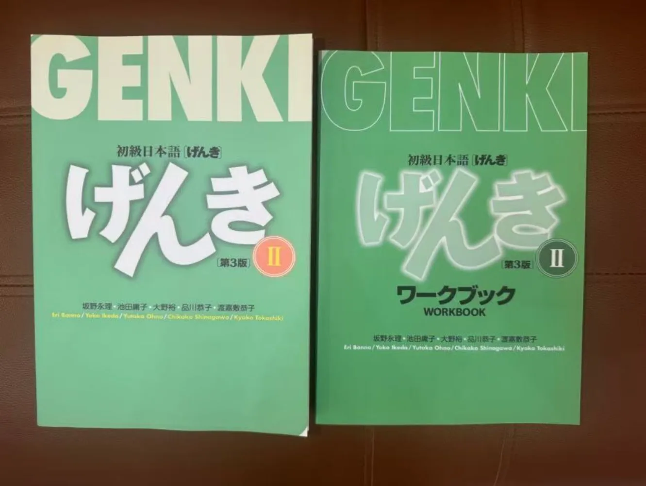 Genki 3rd Edition An Integrated Course in Elementary Japanese, Textbook Workbook With Answer Key, Japanese‑English Learning Book