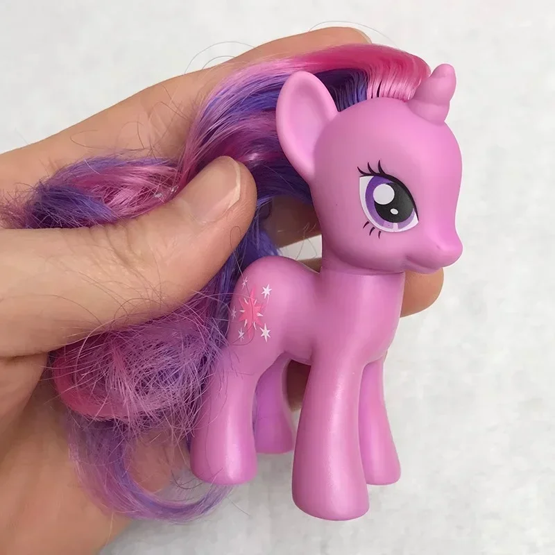 Hasbro Anime My Little Pony Twilight Sparkle figuras de acción de dibujos animados juguete modelo colección adornos niños regalos de cumpleaños