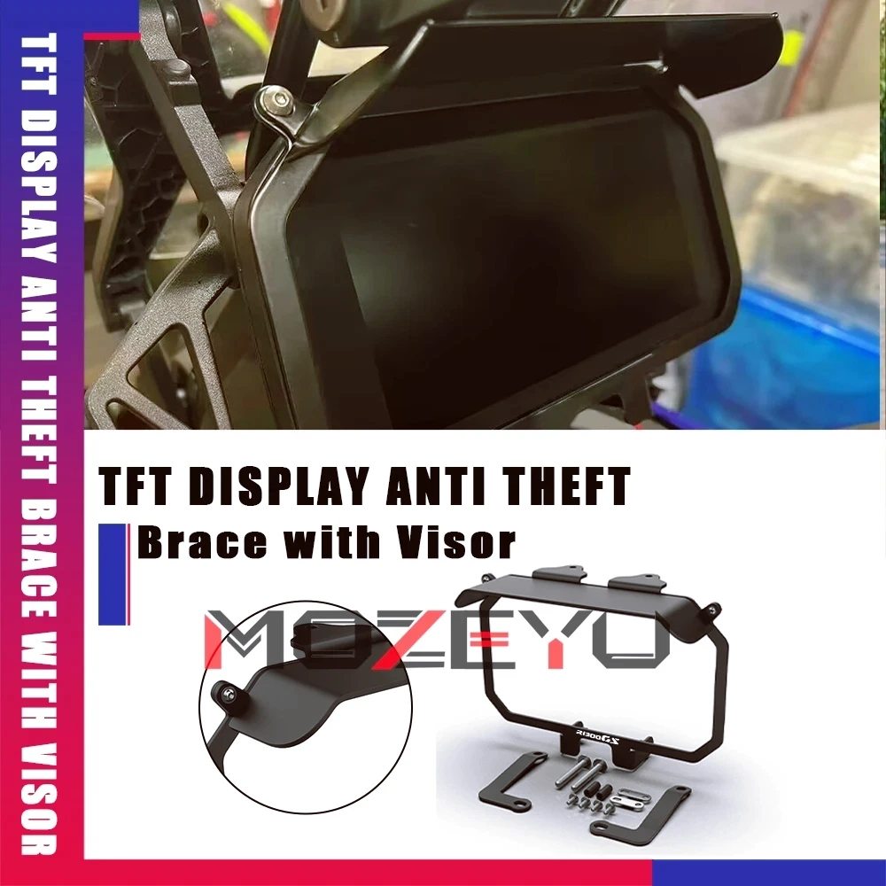 

ДЛЯ BMW R1300GS Adventure Trophy TE 2024 2025 2026 R 1300 GS Защитная пленка для приборной панели TFT-дисплей Противоугонный кронштейн Солнцезащитный козырек